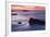 Dawn over the Atlantic Ocean in Rye, New Hampshire. Wallis Sands SP-Jerry & Marcy Monkman-Framed Photographic Print