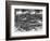 Dawn Rising on Muddy, Horrific Battlefield of Passchendaele as Soldiers Tend to the Dead During WWI-null-Framed Photographic Print