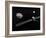 Dawn Robotic Spacecraft Orbiting Ceres and Vesta-null-Framed Art Print