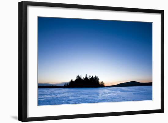 Dawn, Second Roach Pond, Medawisla Wilderness Camps, Greenville, Maine-Jerry & Marcy Monkman-Framed Photographic Print