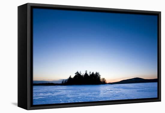 Dawn, Second Roach Pond, Medawisla Wilderness Camps, Greenville, Maine-Jerry & Marcy Monkman-Framed Premier Image Canvas