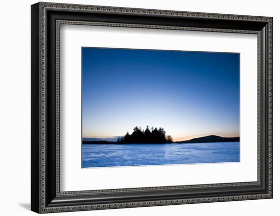 Dawn, Second Roach Pond, Medawisla Wilderness Camps, Greenville, Maine-Jerry & Marcy Monkman-Framed Photographic Print