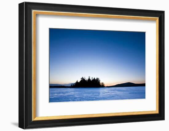 Dawn, Second Roach Pond, Medawisla Wilderness Camps, Greenville, Maine-Jerry & Marcy Monkman-Framed Photographic Print