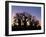 Dawn Sky Silhouettes from Grove of Ancient Baobab Trees, known as Baines' Baobabs, Botswana-Nigel Pavitt-Framed Photographic Print