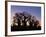 Dawn Sky Silhouettes from Grove of Ancient Baobab Trees, known as Baines' Baobabs, Botswana-Nigel Pavitt-Framed Photographic Print