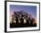 Dawn Sky Silhouettes from Grove of Ancient Baobab Trees, known as Baines' Baobabs, Botswana-Nigel Pavitt-Framed Photographic Print