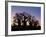 Dawn Sky Silhouettes from Grove of Ancient Baobab Trees, known as Baines' Baobabs, Botswana-Nigel Pavitt-Framed Photographic Print