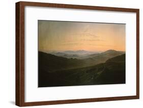 Dawn-Caspar David Friedrich-Framed Giclee Print
