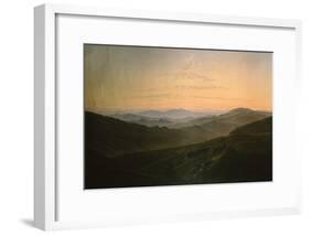 Dawn-Caspar David Friedrich-Framed Giclee Print