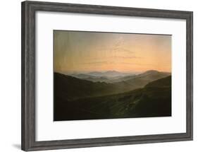 Dawn-Caspar David Friedrich-Framed Giclee Print