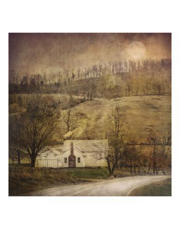 FARM COUNTRY LANDSCAPE ART PRINT 13x19 Poster Al’s Tree by Dawne Polis
