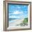 Day At The Beach Square-Julie DeRice-Framed Art Print