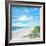 Day At The Beach Square-Julie DeRice-Framed Art Print