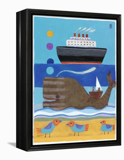 Day at the Beach-Nathaniel Mather-Framed Premier Image Canvas