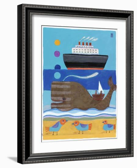 Day at the Beach-Nathaniel Mather-Framed Giclee Print