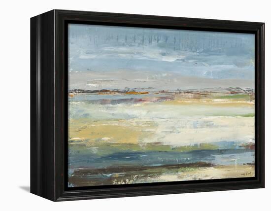 Day at the Beach-Michele Gort-Framed Stretched Canvas