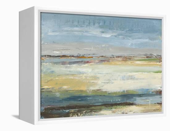 Day at the Beach-Michele Gort-Framed Stretched Canvas