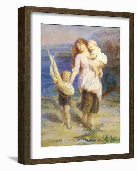 Day at the Seaside-Frederick Morgan-Framed Giclee Print