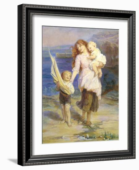 Day at the Seaside-Frederick Morgan-Framed Giclee Print