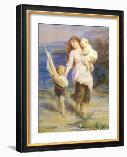 Day at the Seaside-Frederick Morgan-Framed Giclee Print