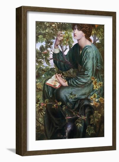 Day Dream, 1880-Dante Gabriel Rossetti-Framed Giclee Print