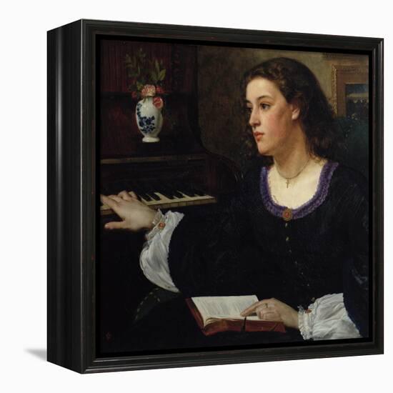 Day Dream-Edward John Poynter-Framed Premier Image Canvas