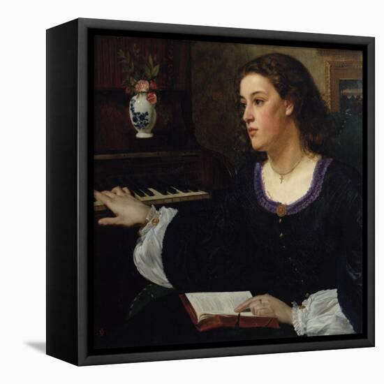 Day Dream-Edward John Poynter-Framed Premier Image Canvas