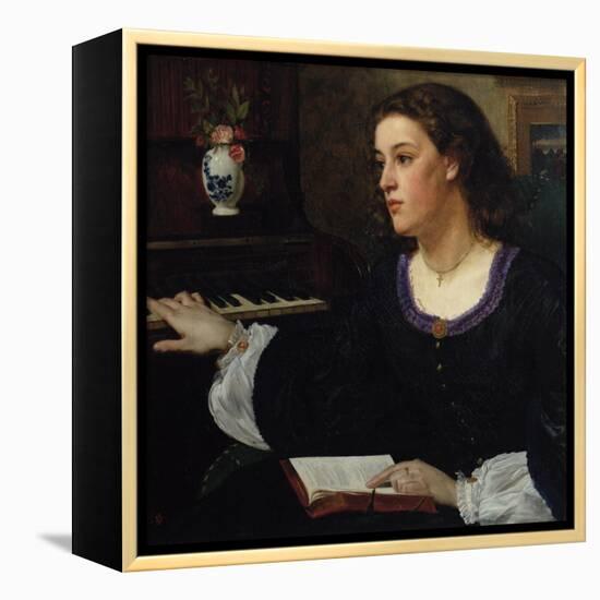 Day Dream-Edward John Poynter-Framed Premier Image Canvas