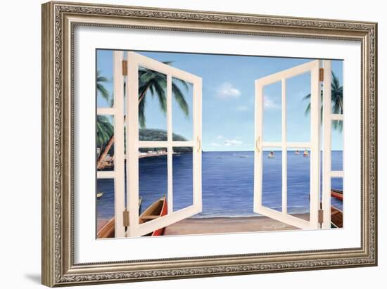 Day Dreams Window-Diane Romanello-Framed Art Print
