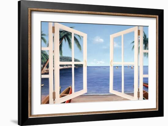 Day Dreams Window-Diane Romanello-Framed Art Print