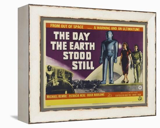 Day Earth Stood Still-Vintage Apple Collection-Framed Premier Image Canvas