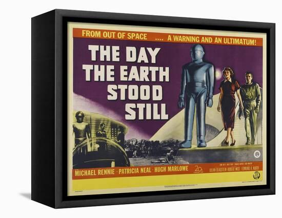 Day Earth Stood Still-Vintage Apple Collection-Framed Premier Image Canvas