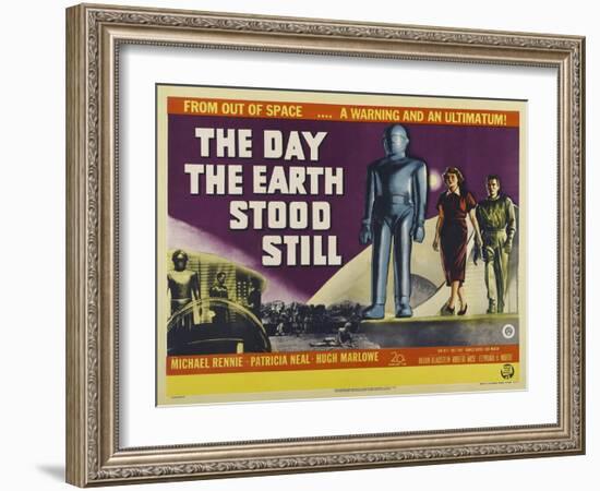 Day Earth Stood Still-Vintage Apple Collection-Framed Giclee Print