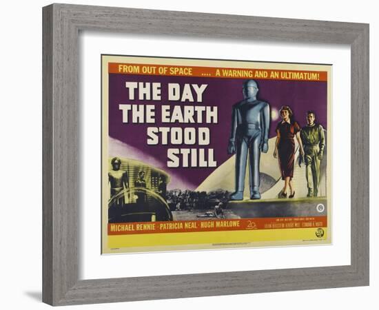 Day Earth Stood Still-Vintage Apple Collection-Framed Giclee Print