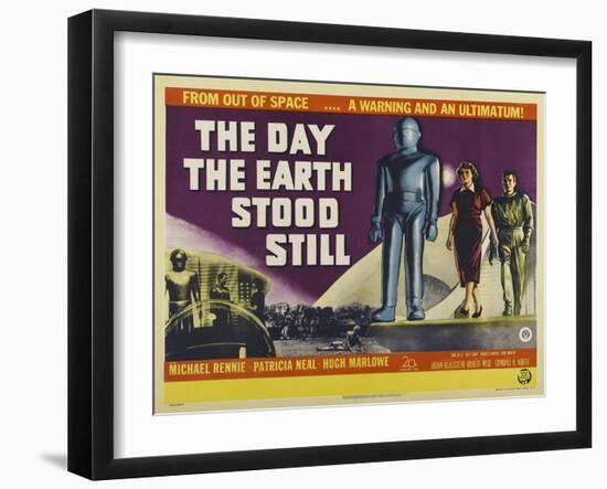 Day Earth Stood Still-Vintage Apple Collection-Framed Giclee Print