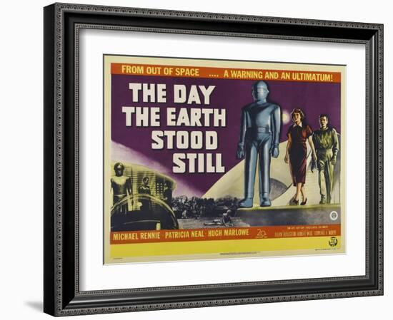 Day Earth Stood Still-Vintage Apple Collection-Framed Giclee Print