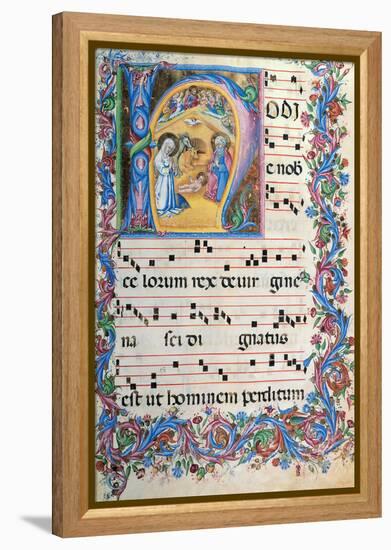 Day Hours and Night Hours Antiphonary From First Saturday of Advent To IV Sunday After Epiphany-null-Framed Premier Image Canvas