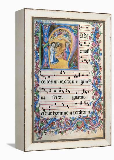 Day Hours and Night Hours Antiphonary From First Saturday of Advent To IV Sunday After Epiphany-null-Framed Premier Image Canvas