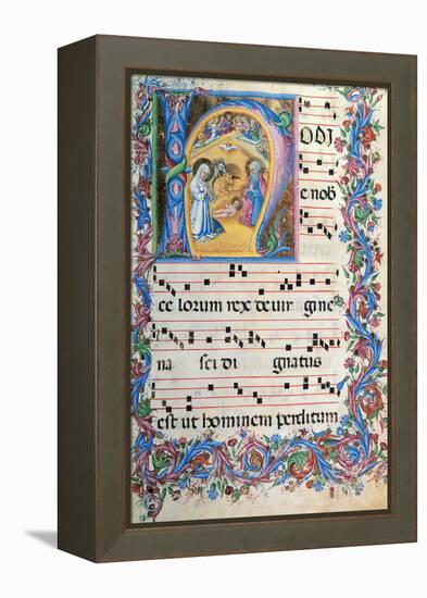 Day Hours and Night Hours Antiphonary From First Saturday of Advent To IV Sunday After Epiphany-null-Framed Premier Image Canvas