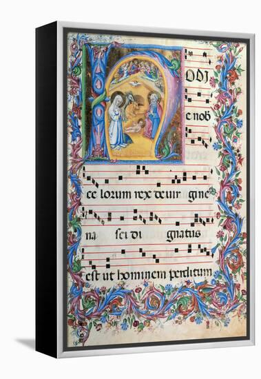 Day Hours and Night Hours Antiphonary From First Saturday of Advent To IV Sunday After Epiphany-null-Framed Premier Image Canvas