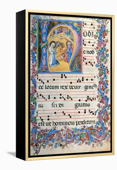 Day Hours and Night Hours Antiphonary From First Saturday of Advent To IV Sunday After Epiphany-null-Framed Premier Image Canvas