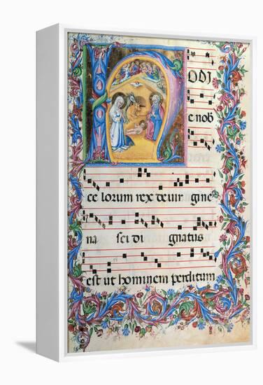 Day Hours and Night Hours Antiphonary From First Saturday of Advent To IV Sunday After Epiphany-null-Framed Premier Image Canvas