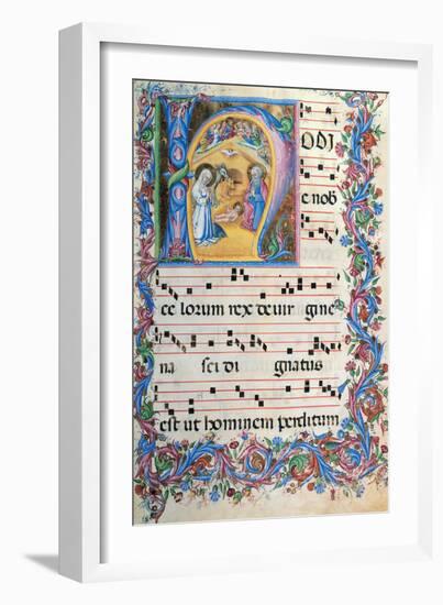 Day Hours and Night Hours Antiphonary From First Saturday of Advent To IV Sunday After Epiphany-null-Framed Premium Giclee Print