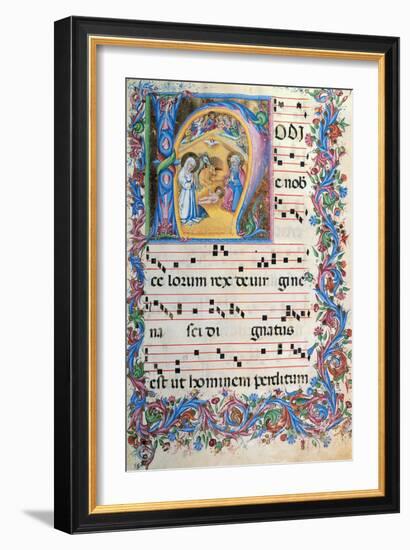 Day Hours and Night Hours Antiphonary From First Saturday of Advent To IV Sunday After Epiphany-null-Framed Giclee Print