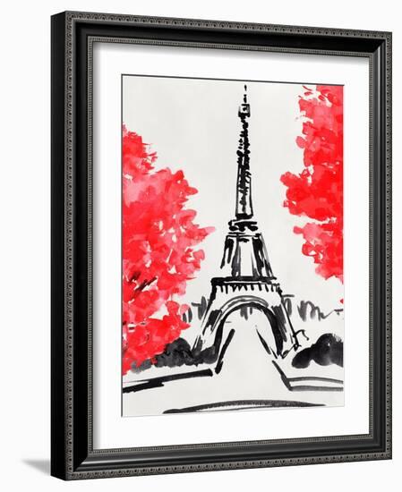 Day in Paris I-Annie Warren-Framed Art Print