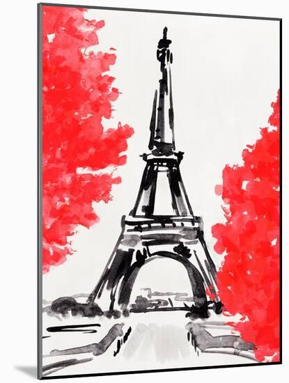 Day in Paris II-Annie Warren-Mounted Art Print