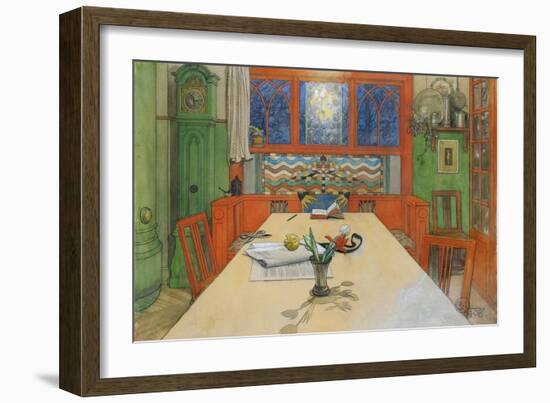 Day Is Done, Good Night! 1908-Carl Larsson-Framed Giclee Print