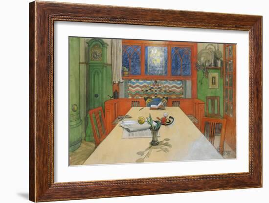 Day Is Done, Good Night! 1908-Carl Larsson-Framed Giclee Print