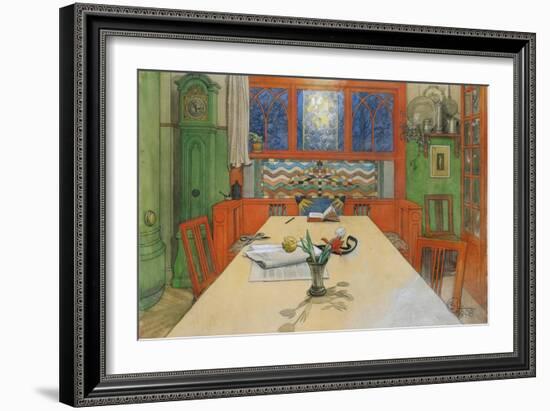 Day Is Done, Good Night! 1908-Carl Larsson-Framed Giclee Print