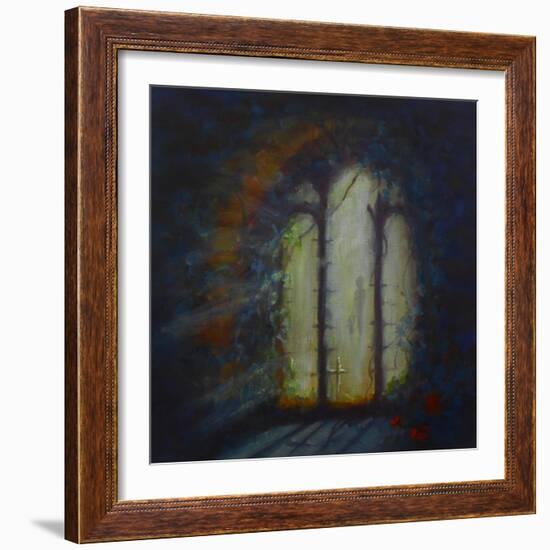 Day Light; Light through a ruined church window,-Lee Campbell-Framed Giclee Print